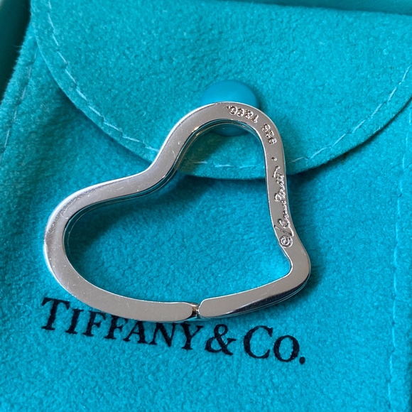 Tiffany & Co. Jewelry - Tiffany & Co. Elsa Peretti Open Heart Key Ring